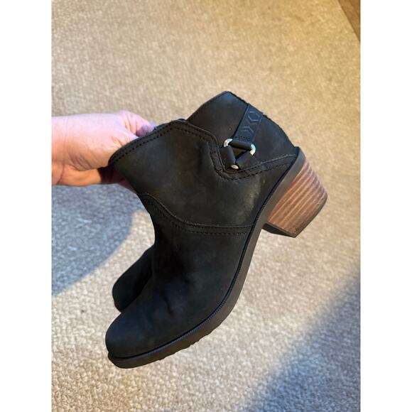 Teva foxy harness Zip bootie black leather 8.5 - Picture 2 of 8